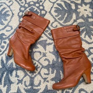 Stylish Brown Leather Boots